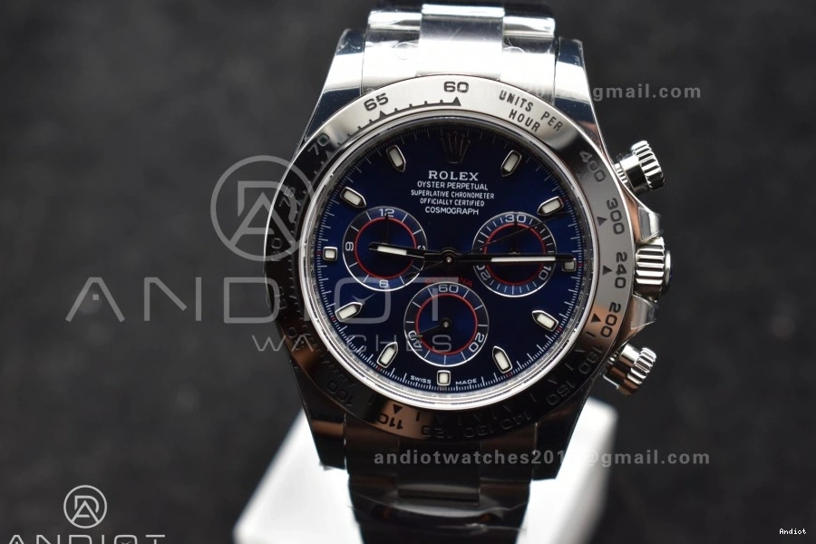 Daytona Blue and 116509 904L SA4130 Best BTF Case 1:1 Dial Bracelet SS Edition 0120